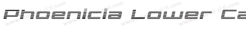 Phoenicia Lower Case字体转换